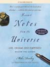 More Notes From the Universe (MP3): Life, Dreams and Happiness